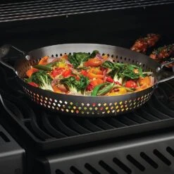 Napoleon 56027 Stainless Steel Grilling Wok -Grill Genius Store 56027 ls a 04 20