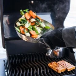 Napoleon 56027 Stainless Steel Grilling Wok -Grill Genius Store 56027 ls b 04 20