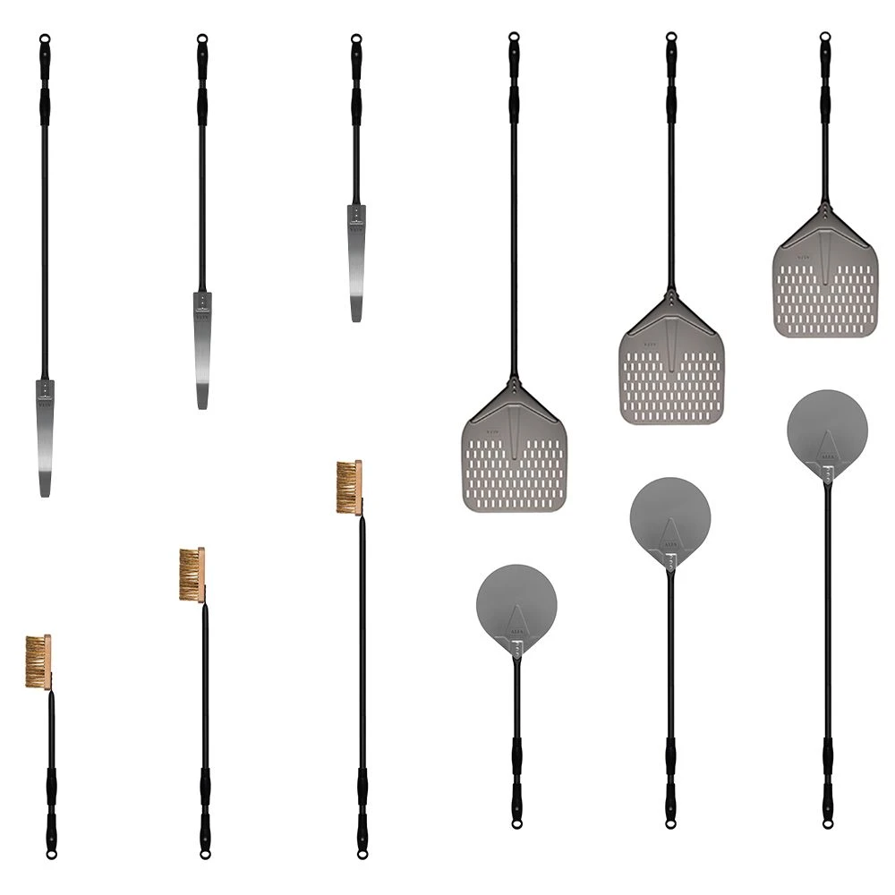 Alfa AC-5PSET36 36-Inch Medium Pizza Peel, Turner, Brush, Rake, And Shovel 4 Alfa AC-5PSET36 36-Inch Medium Pizza Peel, Turner, Brush, Rake, And Shovel - Image 2