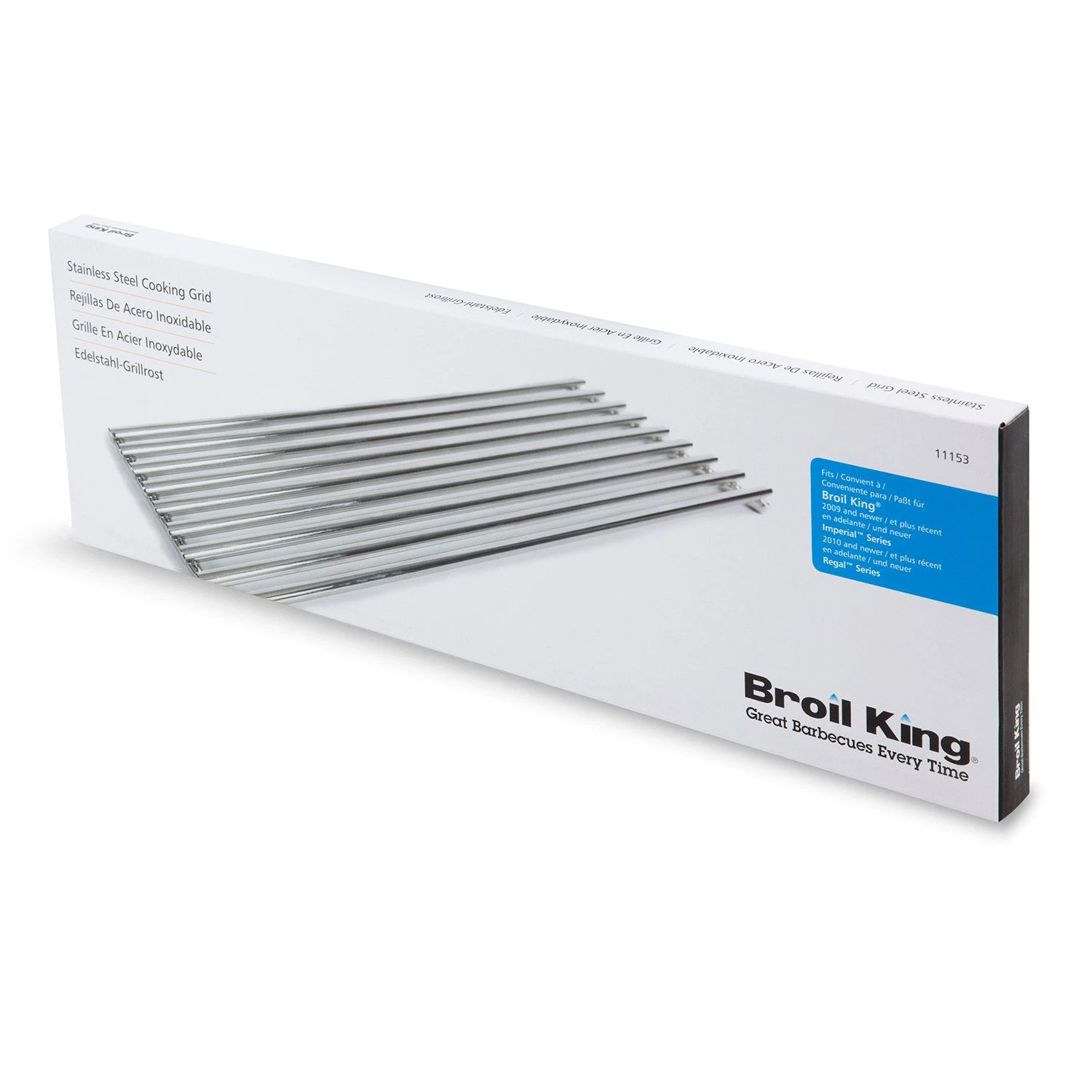 Broil King 11153 Stainless Steel Cooking Grid For Regal 400/500/XL, Imperial 400/500/XL, Smoke Offset, And Smoke Charcoal Grills 6 Broil King 11153 Stainless Steel Cooking Grid For Regal 400/500/XL, Imperial 400/500/XL, Smoke Offset, And Smoke Charcoal Grills - Image 4