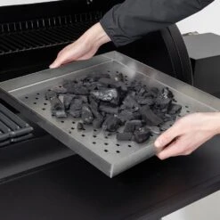 Broil King 955050 Regal Offset 400 Charcoal Smoker, 25.5-Inches -Grill Genius Store bk 955050 f 08 22