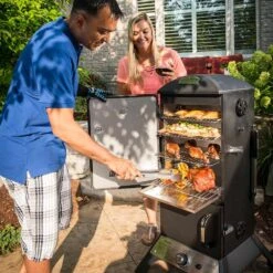 Broil King SMK-VERT Smoke Vertical Gas Smoker, 15-Inches -Grill Genius Store bk smokeverticalpropane ls a 06 20