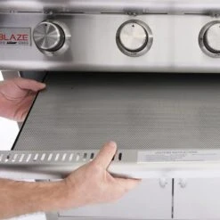 Blaze BLZ-3-DPFG Drip Tray Flame Guard For 3-Burner Traditional Gas Grill -Grill Genius Store blz 3 dpfg b 01 21
