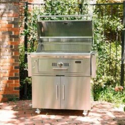 Coyote Stainless Steel Charcoal Grill Cart, 36-Inch (C1CH36CT) -Grill Genius Store c1ch36ct c 07 21