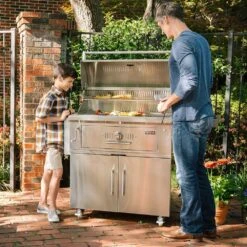Coyote Stainless Steel Charcoal Grill Cart, 36-Inch (C1CH36CT) -Grill Genius Store c1ch36ct e 07 21