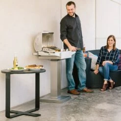 Coyote Stainless Steel Electric Grill Pedestal, 35.5-Inch (C1ELCT21) -Grill Genius Store c1elct21 f 07 21