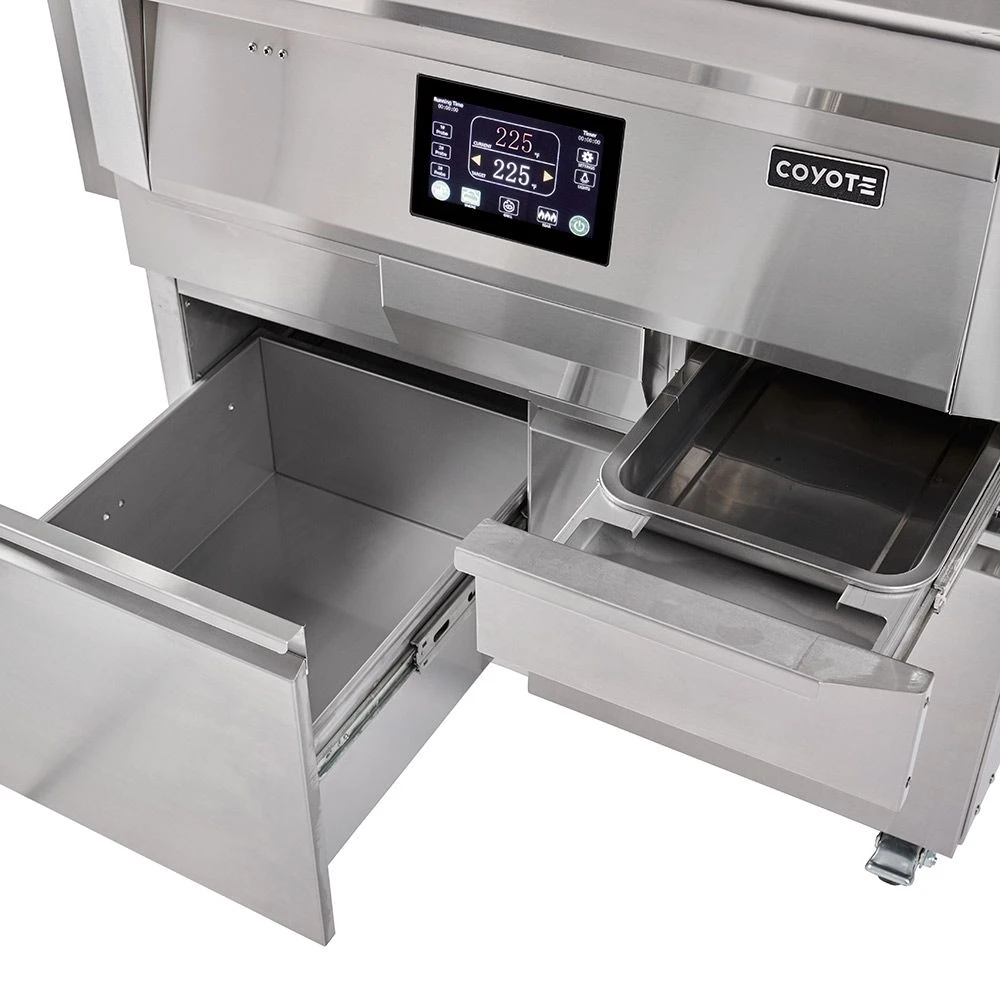 Coyote Stainless Steel Built-In Pellet Grill, 28-Inch (C1P28) 8 Coyote Stainless Steel Built-In Pellet Grill, 28-Inch (C1P28) - Image 6