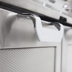 Hestan GCR42 Double Drawer And Door Cart, 42-Inches -Grill Genius Store cart handle