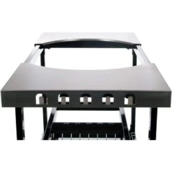Primo Cart With Stainless Steel Side Shelves For Oval LG 300 & Oval XL 400 -Grill Genius Store cart side 1