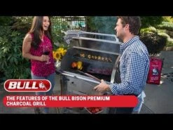 Bull BG-88000 30-Inch Bison Premium Freestanding Charcoal Grill -Grill Genius Store g0mtaNeNkLA 1