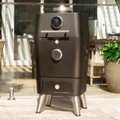 Everdure HBCE4K-Config 4K Electric Ignition Charcoal/Electric Outdoor Oven -Grill Genius Store hbce4kbus ls d 06 21