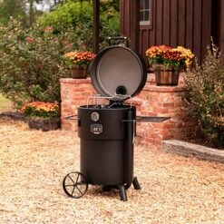 Oklahoma Joe's OKJ-19202 Anthem Series Bronco Pro Drum Smoker -Grill Genius Store okj 19202099 ls c 05 21
