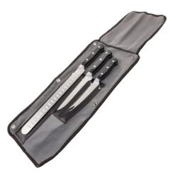 Oklahoma Joe's OKJ-5789579R04 Blacksmith 3-Piece Knife Set With Protective Roll