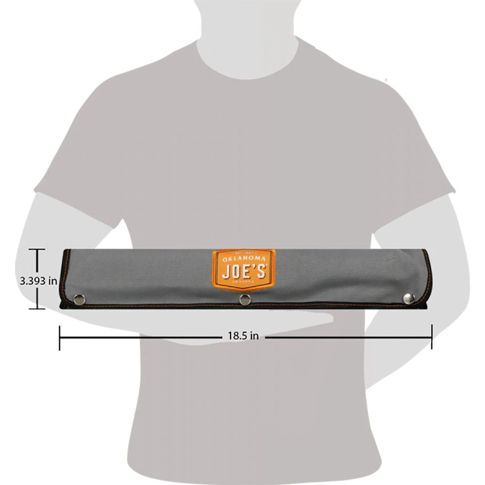 Oklahoma Joe's OKJ-5789579R04 Blacksmith 3-Piece Knife Set With Protective Roll 5 Oklahoma Joe's OKJ-5789579R04 Blacksmith 3-Piece Knife Set With Protective Roll - Image 3