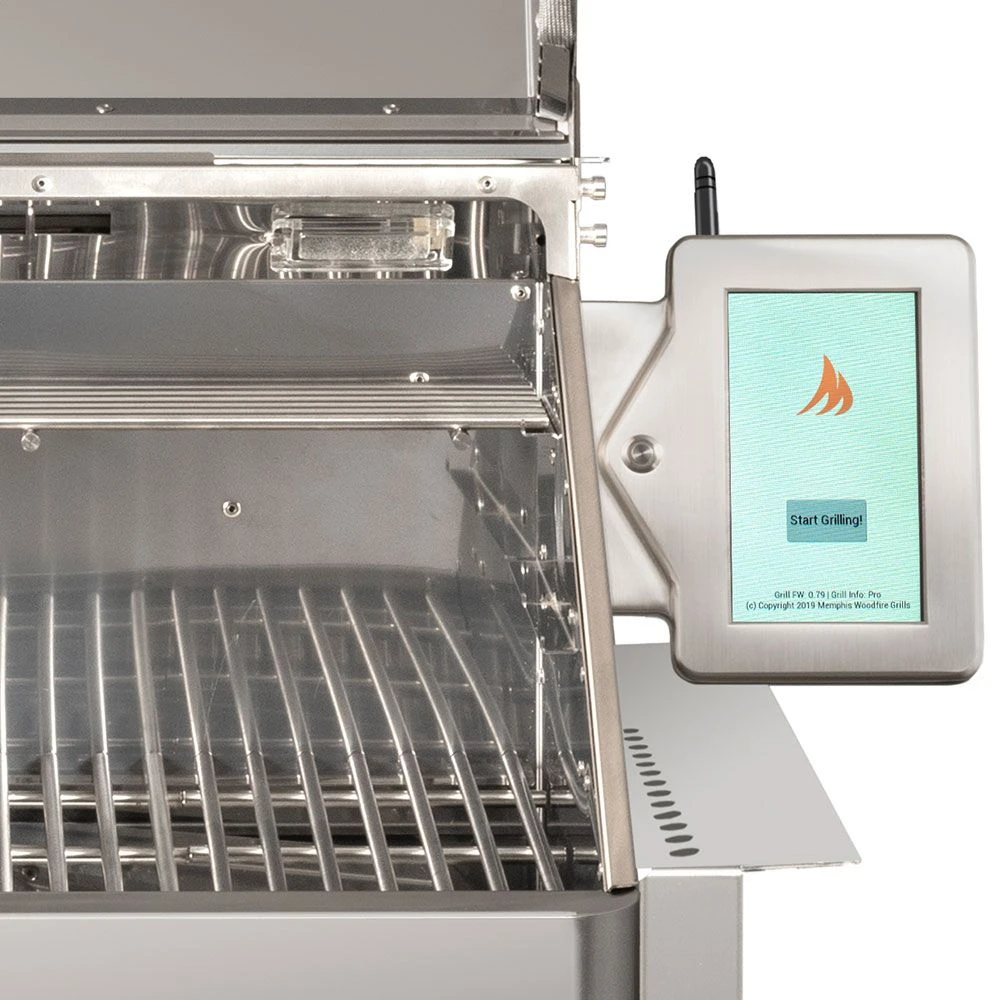 Memphis Grills VG0002S-ITC3 Elite ITC3 Freestanding Wood Fire Pellet Smoker Grill, Wi-Fi Controlled, 304 SS Alloy 6 Memphis Grills VG0002S-ITC3 Elite ITC3 Freestanding Wood Fire Pellet Smoker Grill, Wi-Fi Controlled, 304 SS Alloy - Image 5