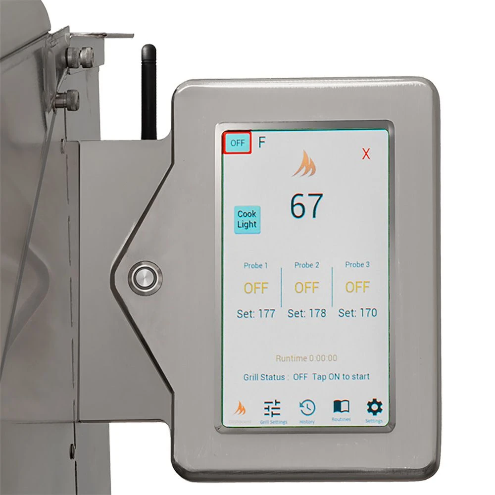 Memphis Grills VG0002S-ITC3 Elite ITC3 Freestanding Wood Fire Pellet Smoker Grill, Wi-Fi Controlled, 304 SS Alloy 7 Memphis Grills VG0002S-ITC3 Elite ITC3 Freestanding Wood Fire Pellet Smoker Grill, Wi-Fi Controlled, 304 SS Alloy - Image 6